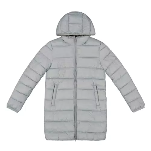 Champion Damen Legacy Outdoor W-Light Nylon Long Hooded Jacke gepolstert