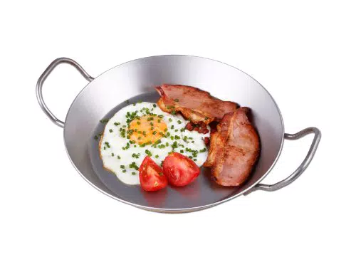 chg Eisenpfanne Modell 3409-63, Durchmesser 24 cm, mit 2 Griffen