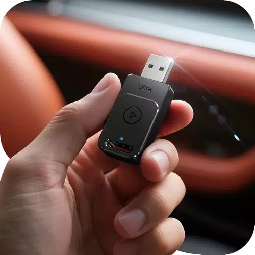 Cleviton Wireless Adapter für Apple Carplay | Bluetooth 5.3 & WiFi 6