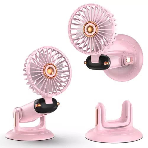 CNMTCCO Handventilator – Tragbarer Mini Lüfter, USB wiederaufladbar und klappbar