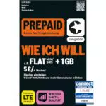 congstar Prepaid ALLNET M SIM-Karte ohne Vertrag I Allrounder Prepaid-Paket in D-Netz-Qualität I 15 GB + 10€ Startguthaben I Telefonie & SMS Flat in alle dt. Netze I EU-Roaming inkl