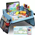 COOLJOY Kinder Knietablett Reisetisch - Multifunktionales Malbrett für Kinder