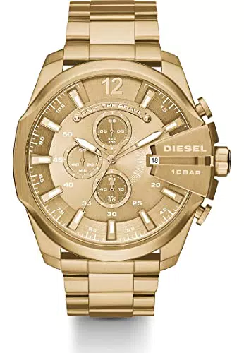 Diesel Herrenuhr Mega Chief, QuarzChronographenwerk