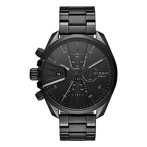 Diesel Herrenuhr Ms9 Chrono Chronograph, Edelstahlgehäuse 48mm, DZ4537
