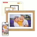 Nehmen Sie den Digitalen Bilderrahmen WLAN 10,1 mit 32GB Speicher und Touchscreen