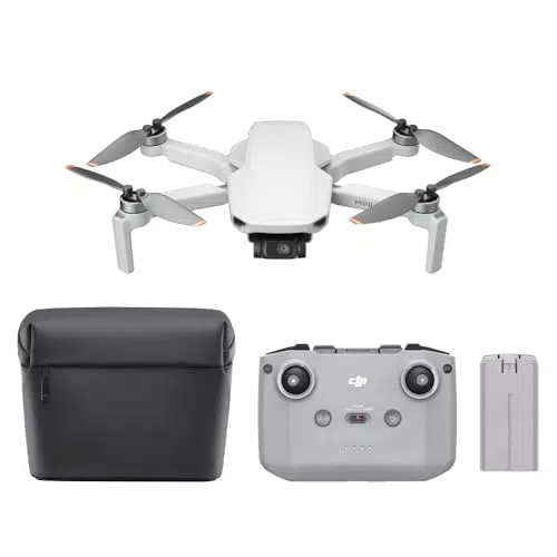 DJI Mini Drone mit 4K Kamera, 3-Achsen Gimbal, 10 km Videoübertragung, 62 min Flugzeit