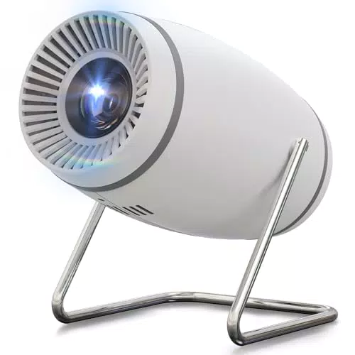 Doingdo Mini Projektor 4K WLAN Beamer mit Bluetooth 5.4 - Tragbarer Smart Projektor