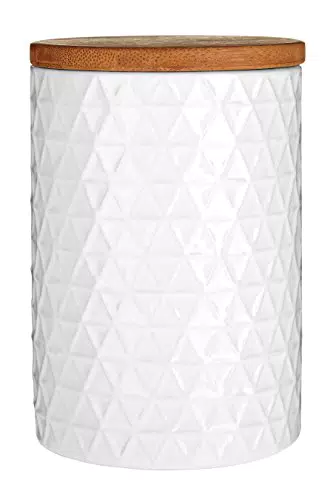 Dolomite Tri Tee Kaffee Zucker Kanister mit Bambusdeckel für die Küche