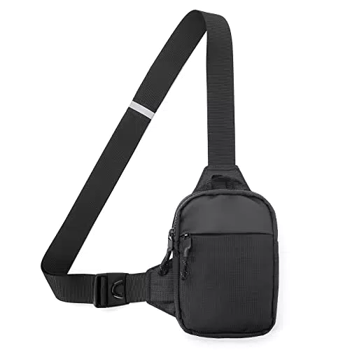 DONGKER Sling Chest Crossbody Bag - Wasserdichte Schultertasche für Outdoor-Sportarten