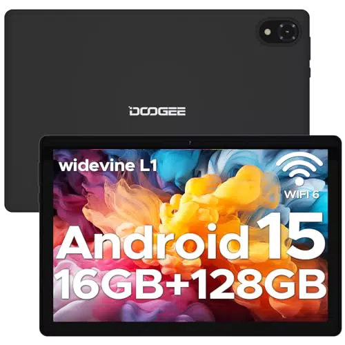 DOOGEE U10 2025 Neueste Android 15 Tablet 10 Zoll, 16GB RAM+128GB ROM Kinder Tablets PC 5060mAh Gaming Tablet Android