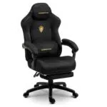 Dowinx Ergonomischer Gaming Stuhl mit Massagefunktion und verstellbaren Armlehnen