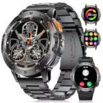 DREAMAC Smartwatch Herren 1,43'' AMOLED, 120+ Sportmodi, IP68 wasserdicht