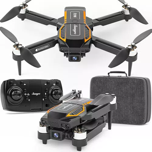 F198 Drohne mit HD Kamera, Dual Kamera, Geste Steuerung, 20 Min Flugzeit