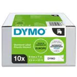 DYMO D1-Etikettenband 9 mm x 7 m für LabelManager Beschriftungsgerät