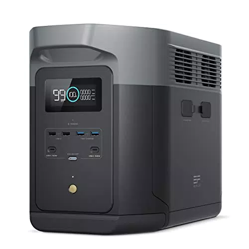 EcoFlow DELTA 2 Max tragbare Powerstation 2048Wh mit LFP-Batterie und Solargenerator