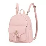ECOSUSI Damen Rucksack Klein aus Soft PU Leder - Wasserdicht und stylisch