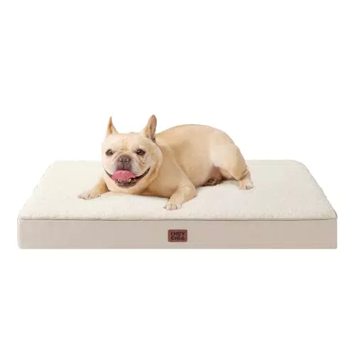 EHEYCIGA Orthopädisches Hundebett für kleine Hunde, waschbares Hundekissen