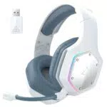 EKSA Wireless Headset mit Mikrofon, 7.1 Surround Sound, Gaming Headset kabellos