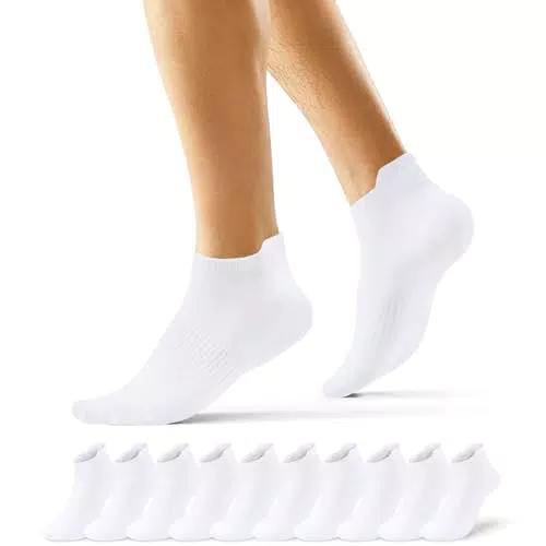 EKSHER Sneaker Socken Damen - Atmungsaktive Sportsocken für den Sommer