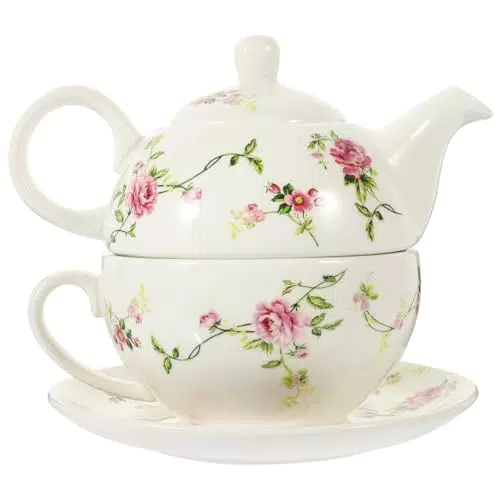 Elegantes Keramik Teekannen-Set für Afternoon Tea – Ideal für Teeliebhaber