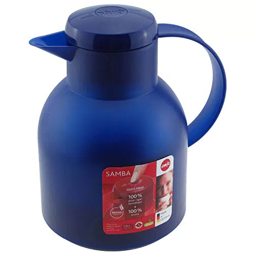 Emsa Samba Isolierkanne F40102, 1 Liter, Kunststoff