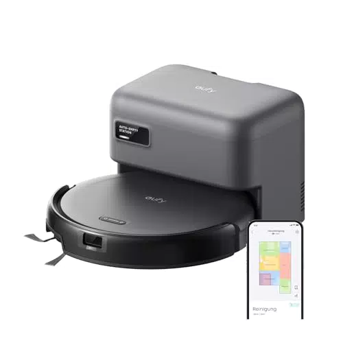 eufy C10 Saugroboter mit Automatischer Absaugstation und Präzisionsnavigation