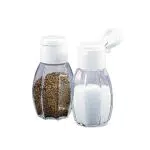 Fackelmann Salz- und Pfefferstreuer aus Glas, 8 cm, Modell 2er-Set