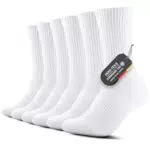 FALARY Sportsocken für Herren – Gepolsterte Tennissocken und Wandersocken