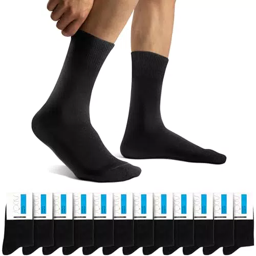 Falechay Herren Business Socken Classic Atmungsaktive Baumwolle
