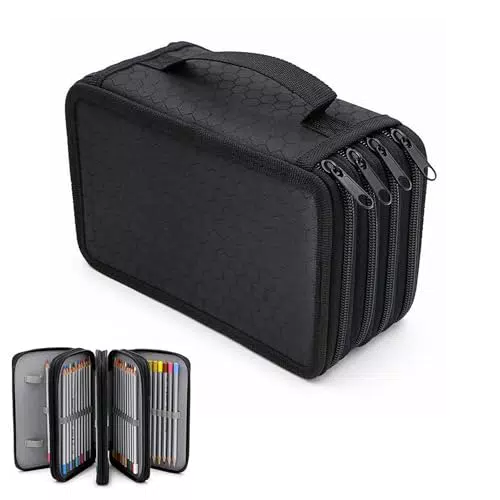 Federmäppchen Organizer – Wasserdichte Federtasche mit Reißverschluss für Schule und Büro