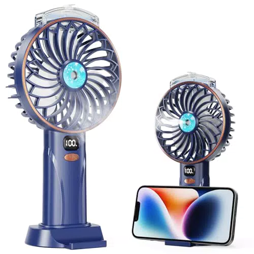 Fitabok Handventilator – Tragbarer Mini Ventilator mit USB-C und 4000 mAh Akku