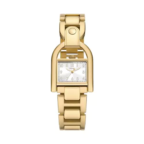 Fossil Damenuhr Harwell Quarz Edelstahlarmband 28 mm ES5327