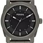 Fossil Machine uhr für Herren, Quarzwerk mit Edelstahl- oder Lederarmband
