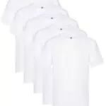 Fruit of the Loom Herren T-Shirt, Weiß - Größe L