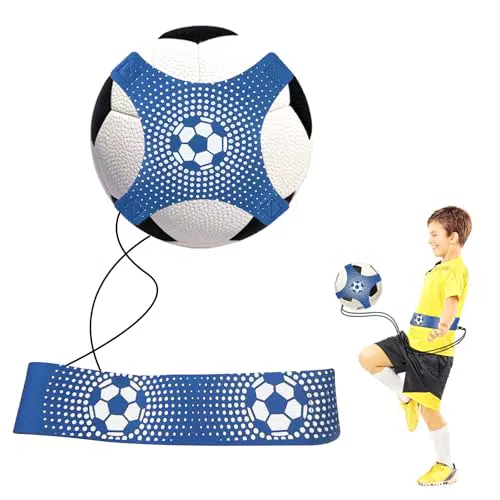 Fußballtrainer Verstellbare Tritttrainer mit dehnbarem Band für Trainingshilfen