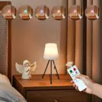 FUYO Outdoor Tischlampe Akku dimmbar kabellos LED für Garten und Camping