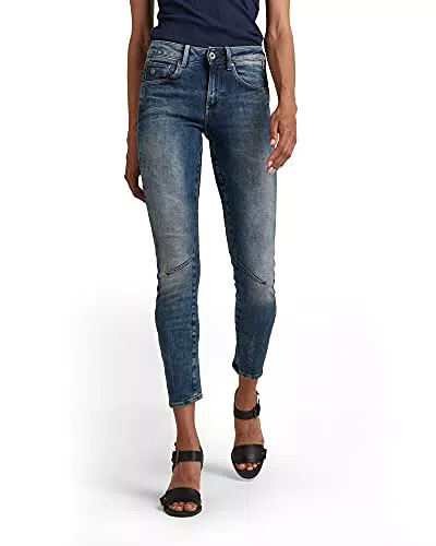 G-STAR RAW Damen Arc 3D Mid Rise Skinny Jeans