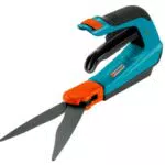 Gardena Comfort Grasschere: Hochwertige Schere mit Wellenschliff-Schneidmesser