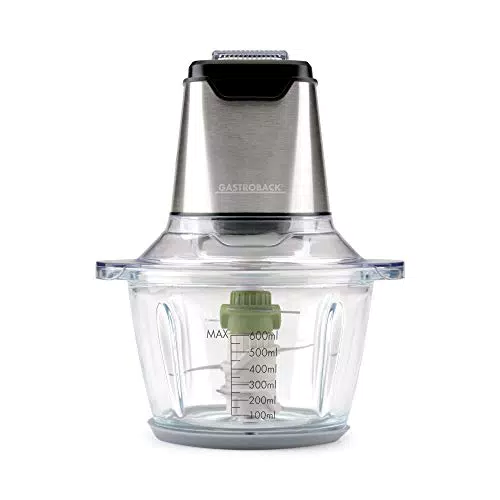 GASTROBACK 40961 Design Mini Chopper Plus - Multi-Zerkleinerer mit Edelstahl-Messern