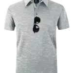 Geeksport Herren Poloshirt Kurzarm Sport Schnelltrocknend Atmungsaktiv