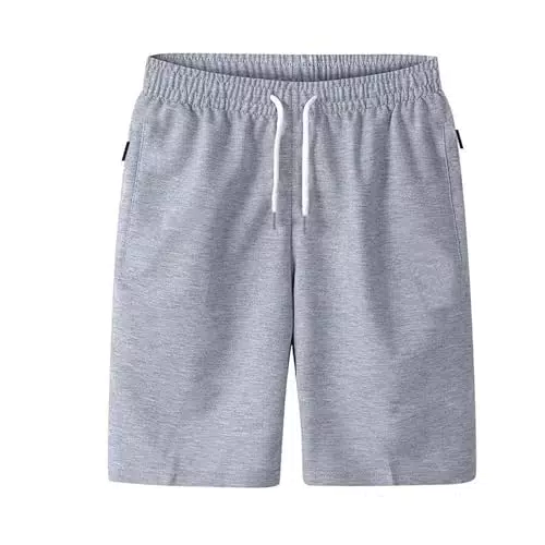 Generisch Herren Sport Shorts Baumwolle Kurz Hosen Sommer Cargohose mit Taschen