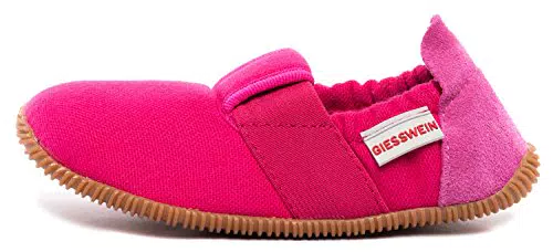 GIESSWEIN Söll Slim-Fit Hausschuhe für Kinder – Rutschfeste Baumwoll Slippers