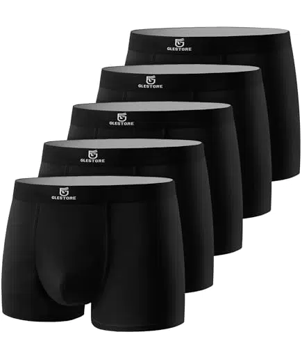 GLESTORE Boxershorts Herren Modal Unterwäsche Hipster Sport