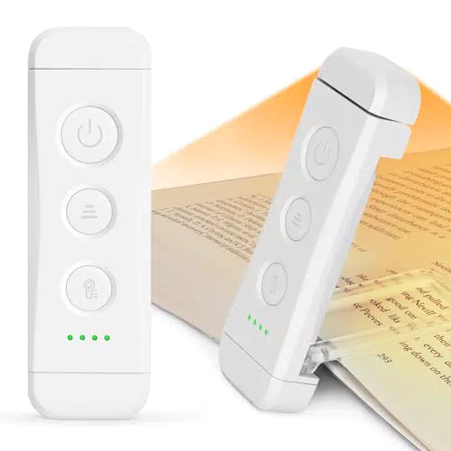 Glocusent Leselampe mit dimmbaren Helligkeiten – Perfekt für Buchliebhaber