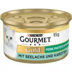 PURINA GOURMET Gold Feine Pastete mit Forelle und Gemüse für Katzen