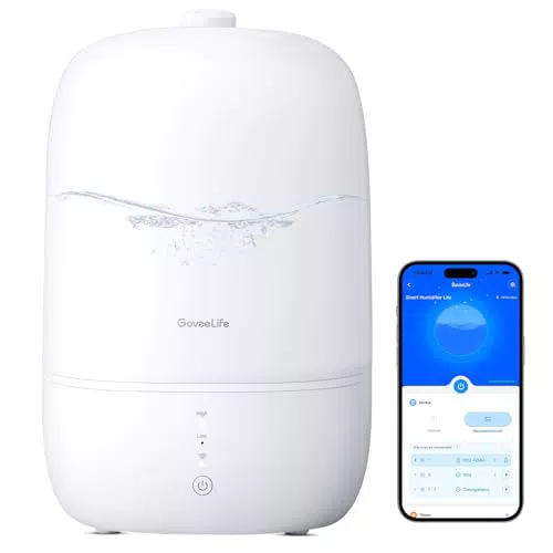GoveeLife Ultraschall Luftbefeuchter mit Diffusor für Schlafzimmer und Büro