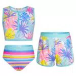 GRACE KARIN Tankini-Set für Jungen Mädchen – Schwimmkostüm mit Shorts