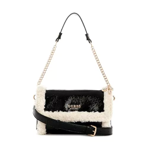 GUESS Davika Umhängetasche Flap Schultertasche für Damen
