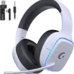 Gvyugke PS5 Headset Wireless mit Mikrofon, 7.1 Surround Sound und RGB Lichtern