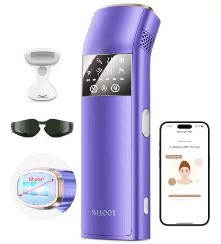 Saphir-Eis-Kühlung Haarentfernung Gerät – Schmerzfreies IPL für Damen und Herren